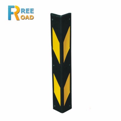 600MM Round and Right angle Parking Safety Square reflective protect rubber Corner Guard for walls